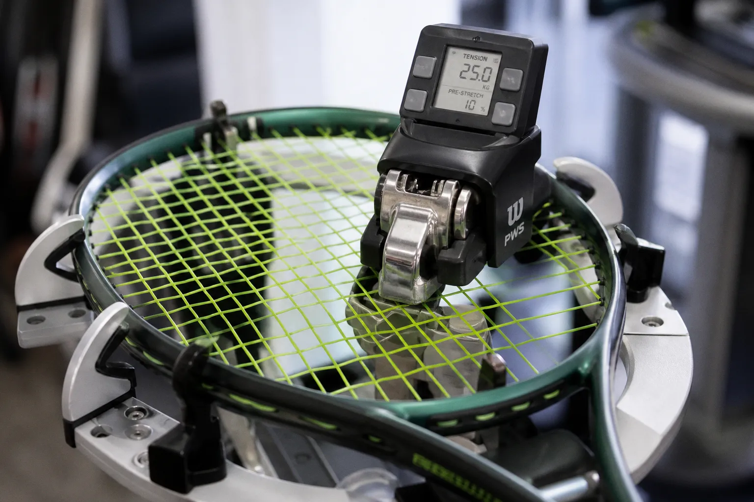 Optimize string tension for clay versus hard court surfaces